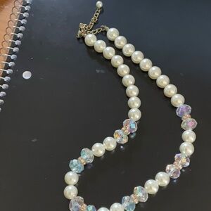 18” pearl necklace with 3 inch extension